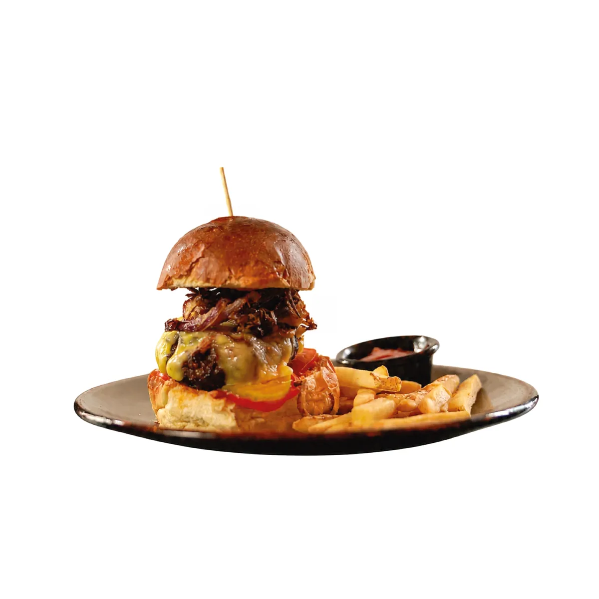 Ver foto de Hamburguesa
de res con serrano